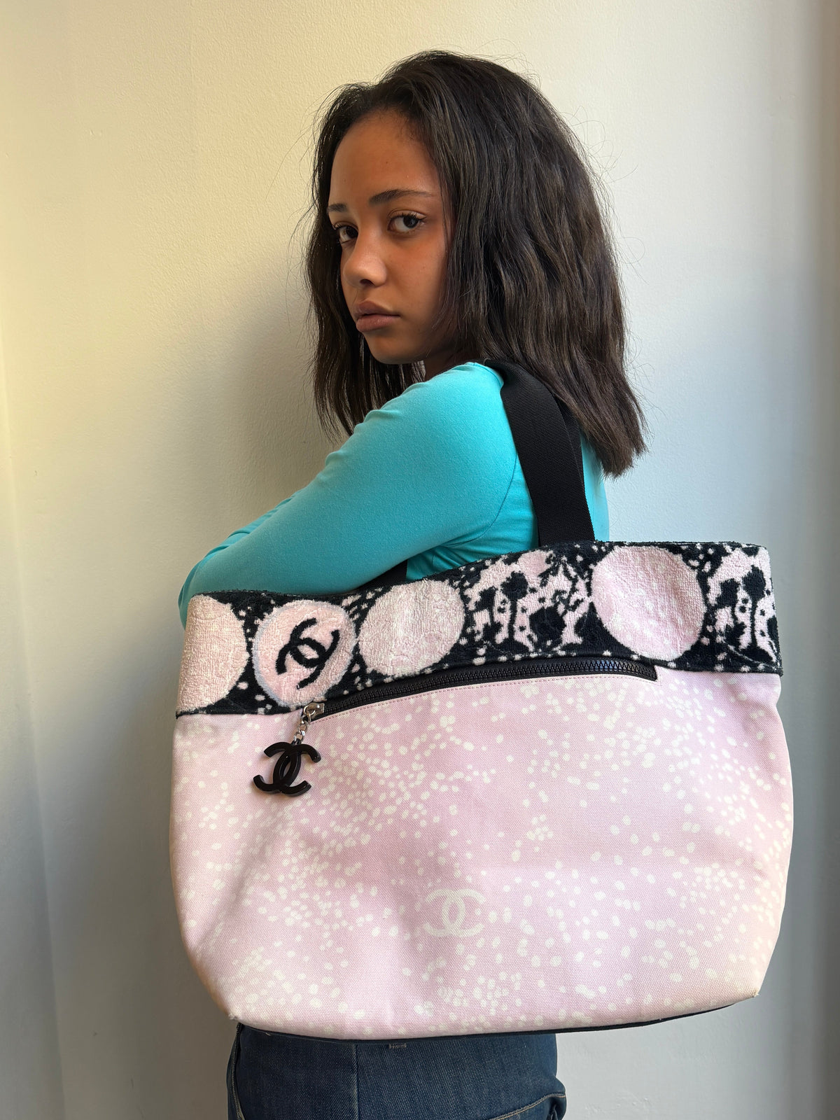 Chanel Pink Beach Tote
