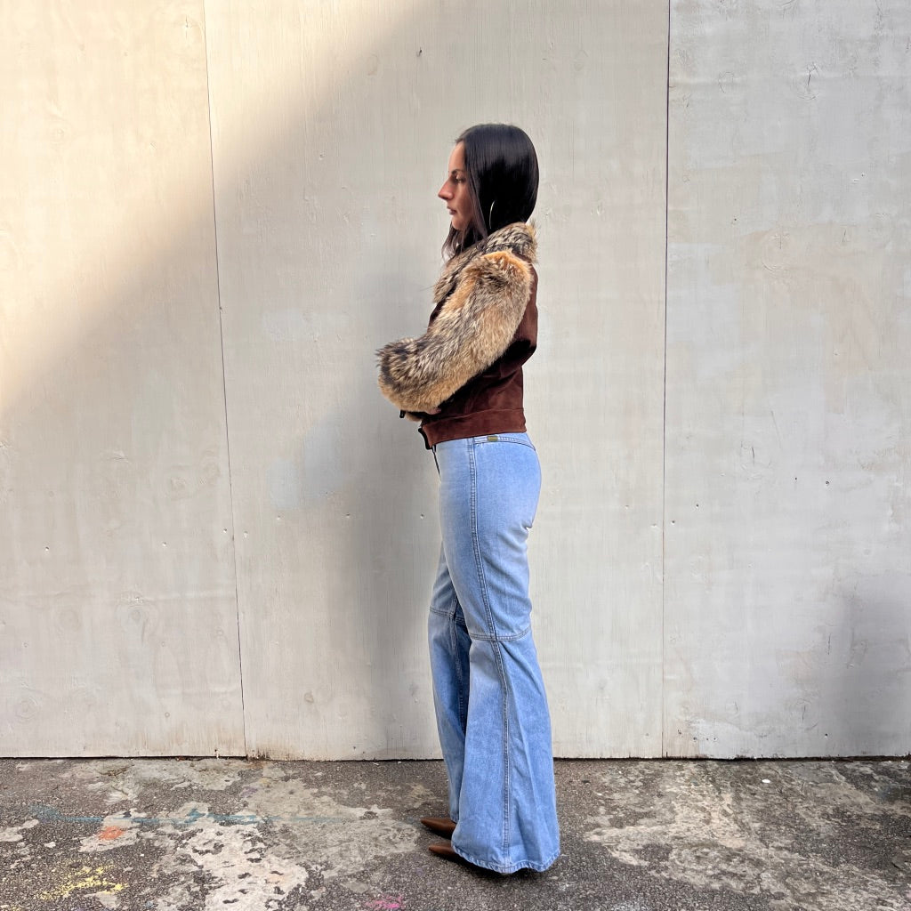 Vintage Blue Flared Jeans
