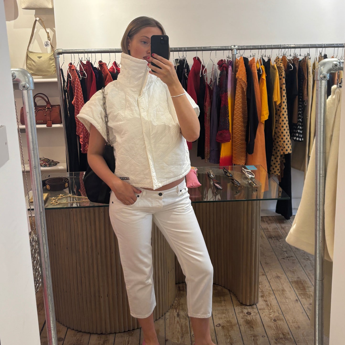 Marilena 1980's Quilted Gilet
