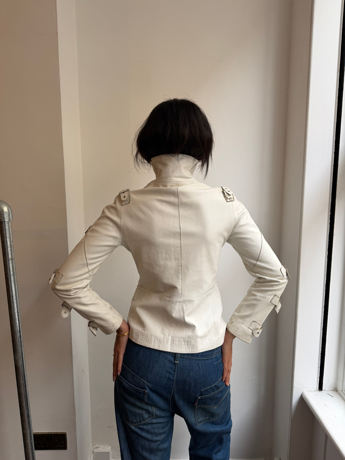 White Leather Jacket