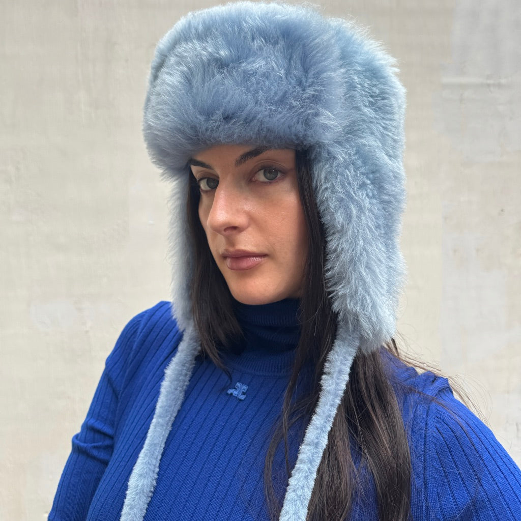 Courreges Blue Knit Bodysuit