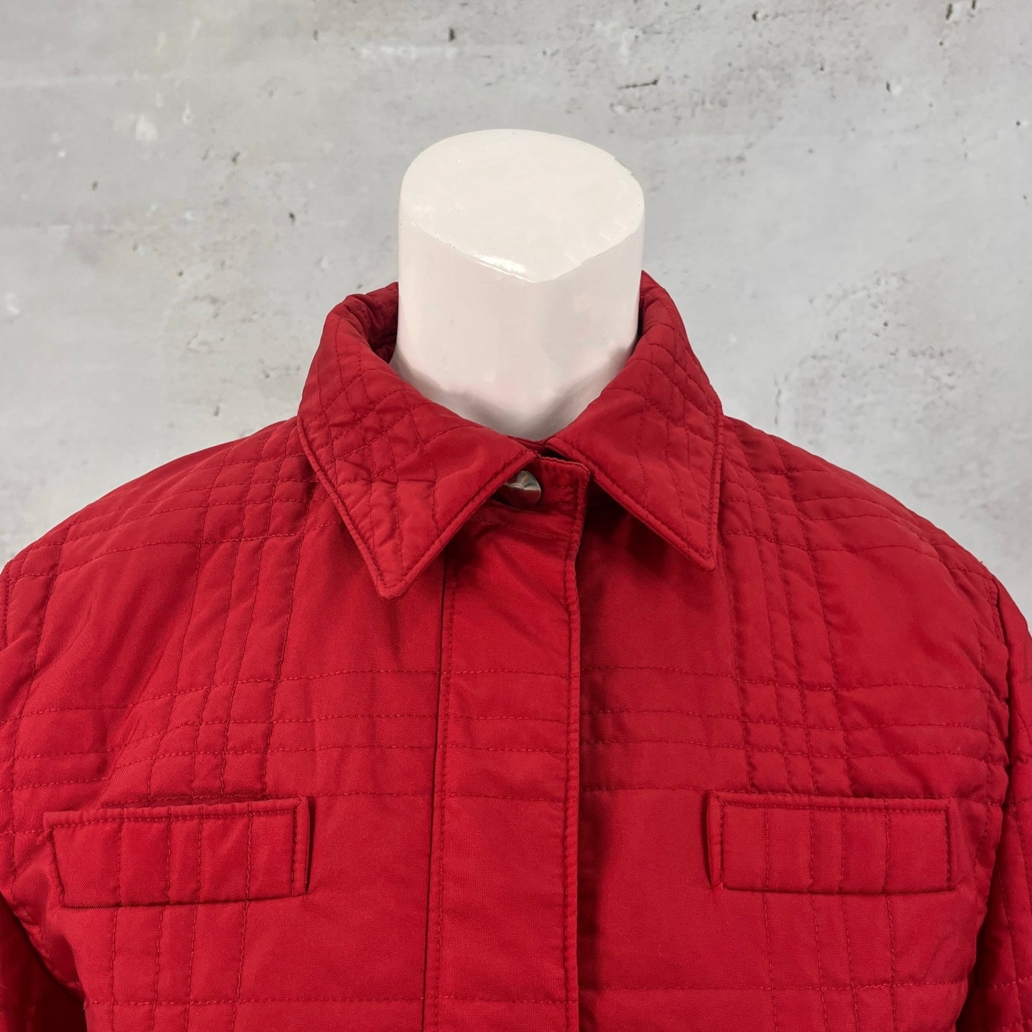 Miu Miu Red Quilted Jacket