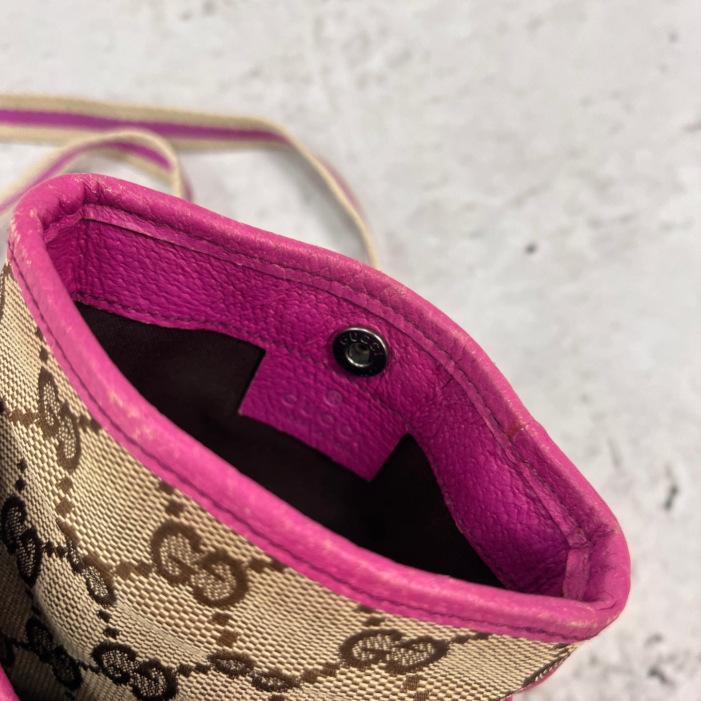 Gucci Monogram Mini Crossbody Bag