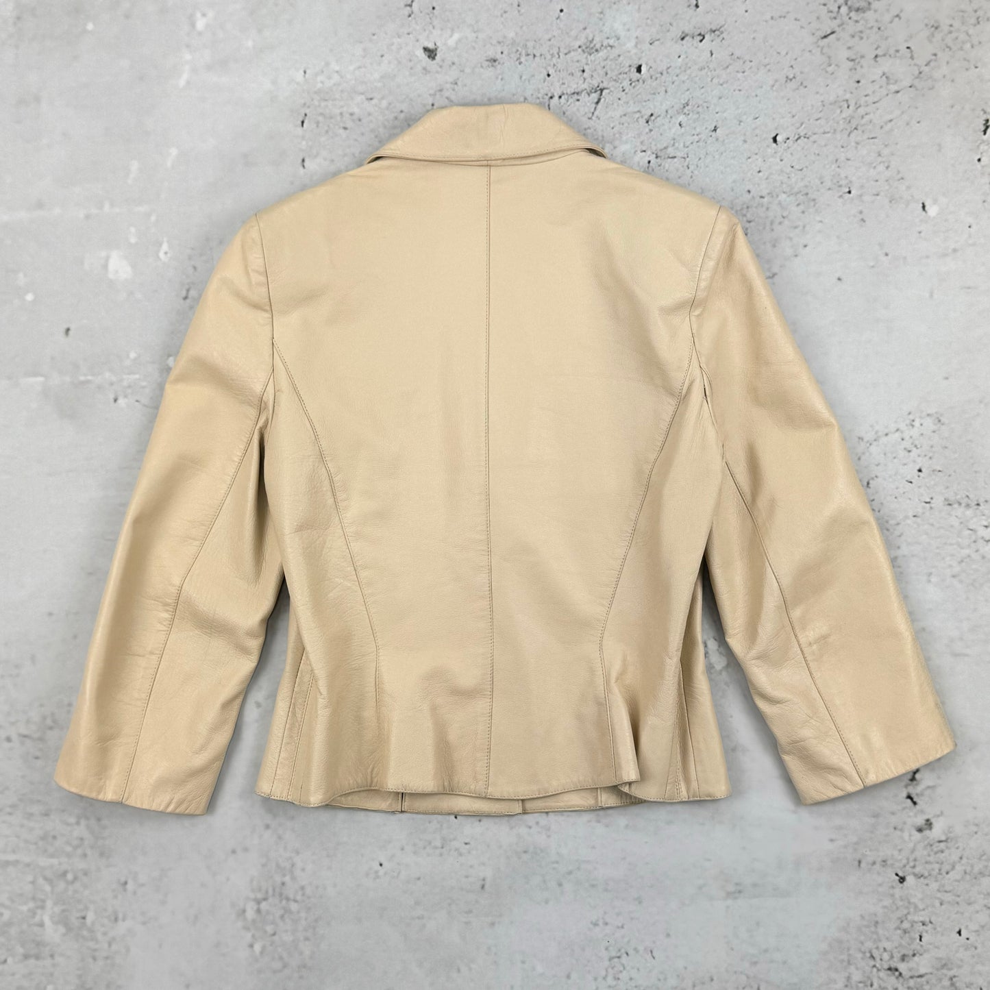 Thierry Mugler Nude Leather Trouser Suit