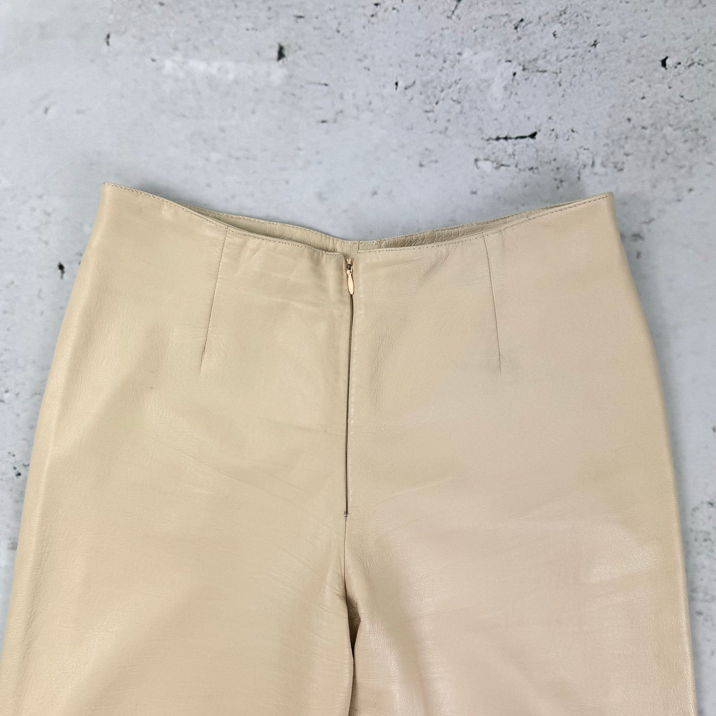 Thierry Mugler Nude Leather Trouser Suit