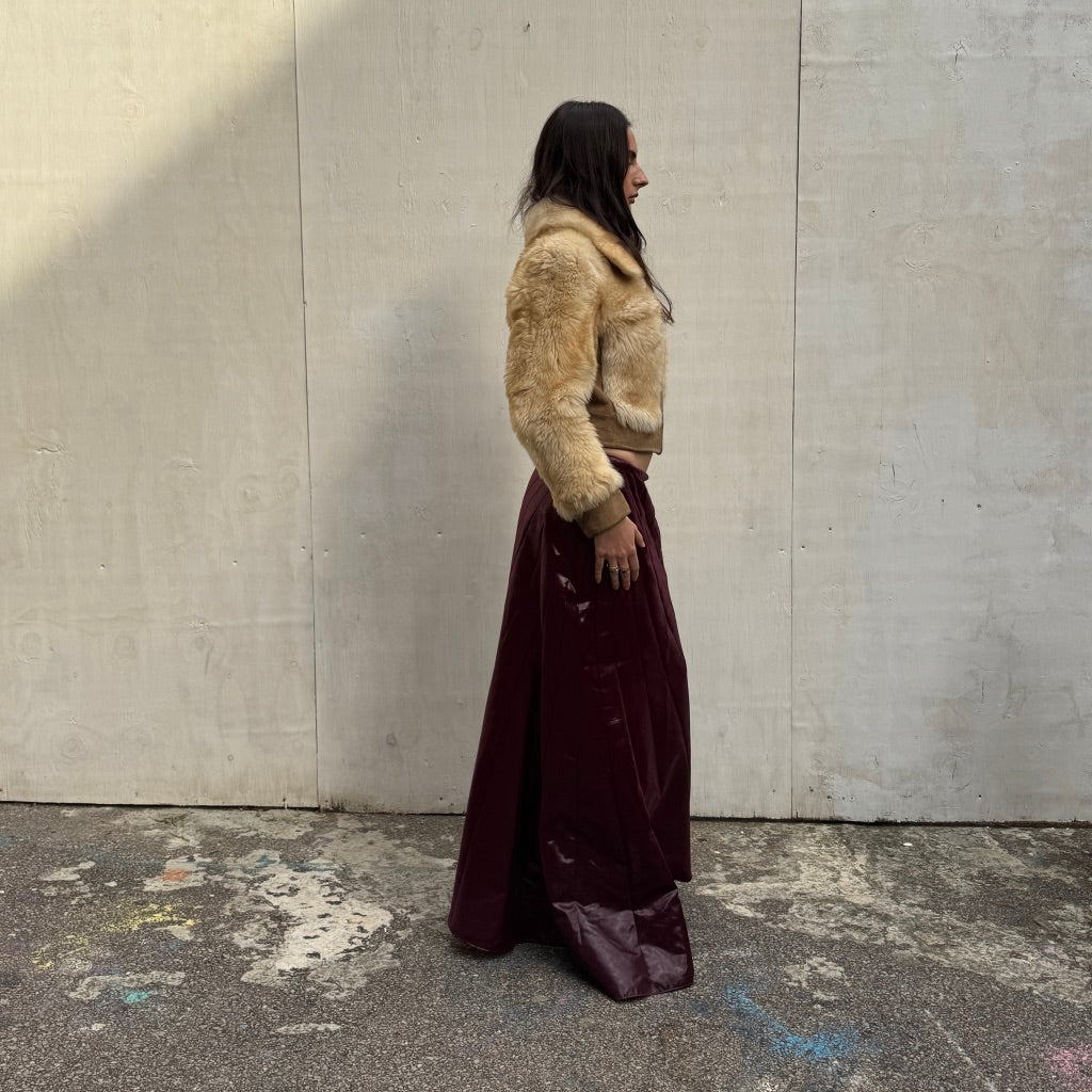 Blumarine Plum Maxi skirt