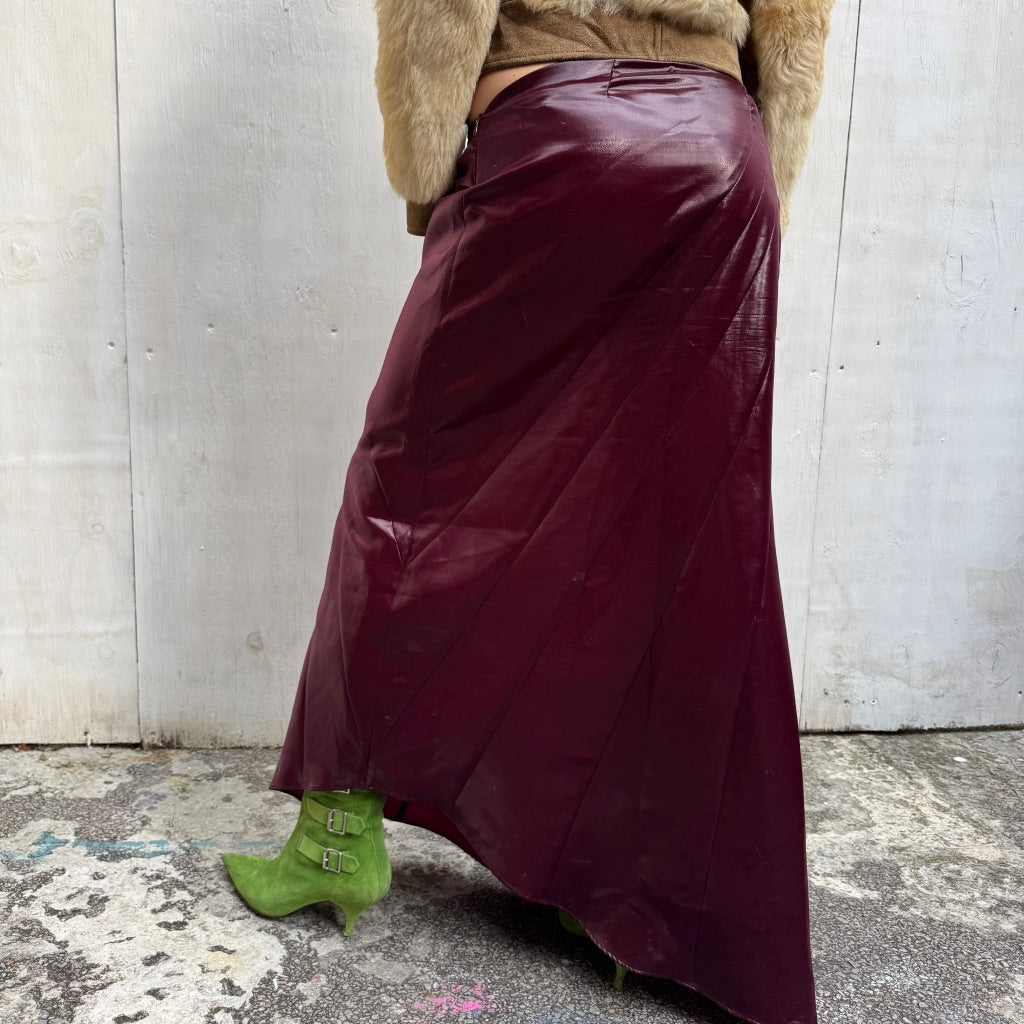 Blumarine Plum Maxi skirt