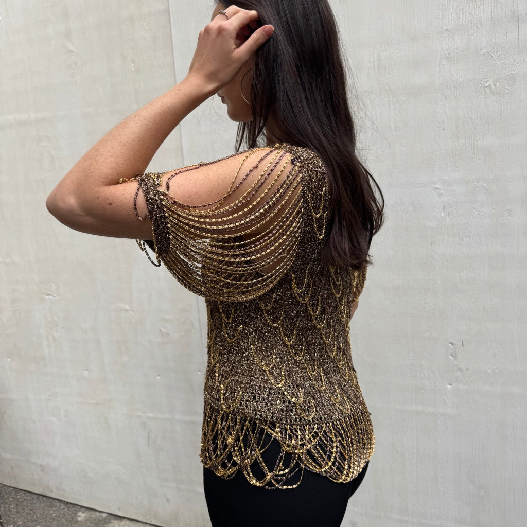 Gold Chain Top