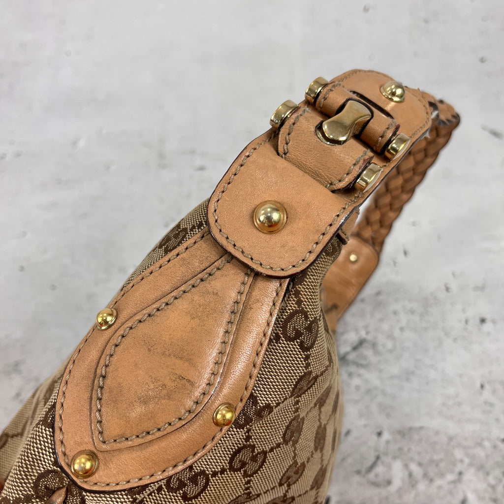 Gucci GG pattern Beige Bag