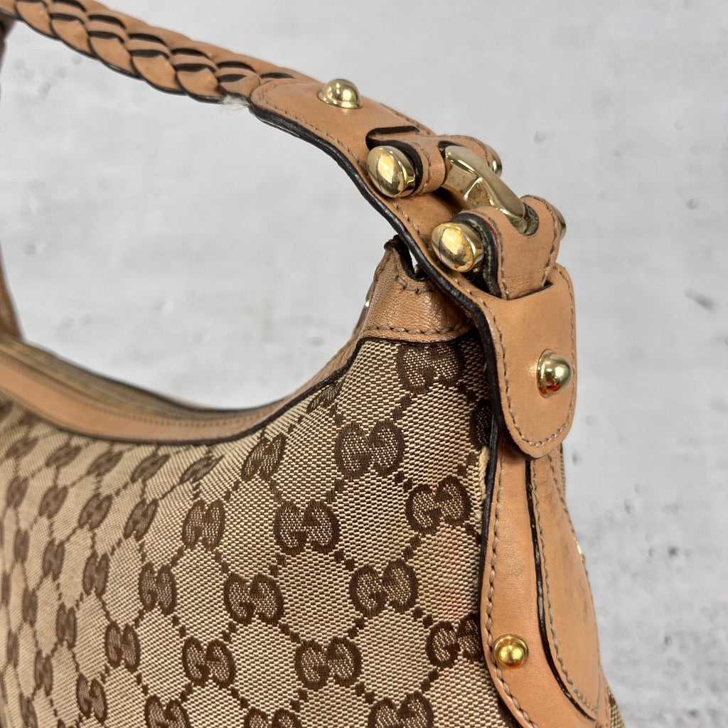 Gucci GG pattern Beige Bag