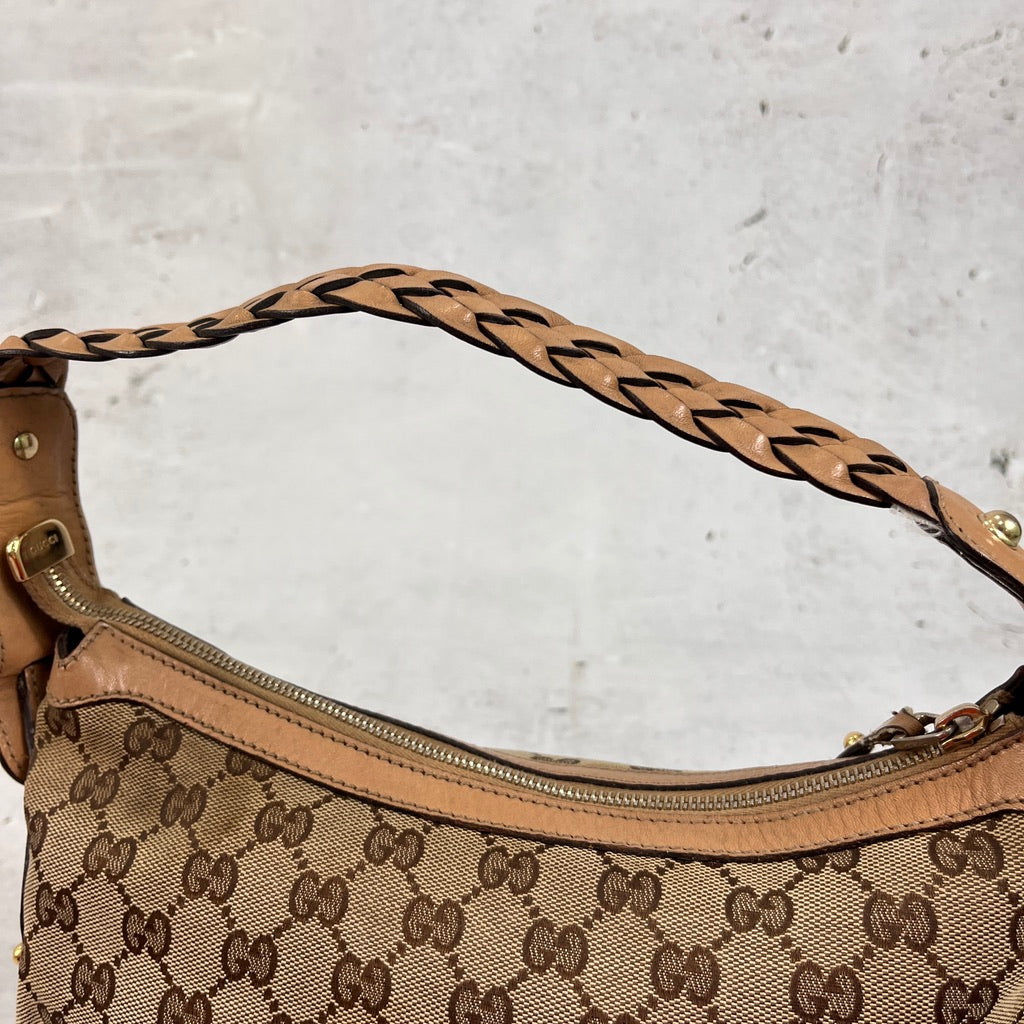 Gucci GG pattern Beige Bag