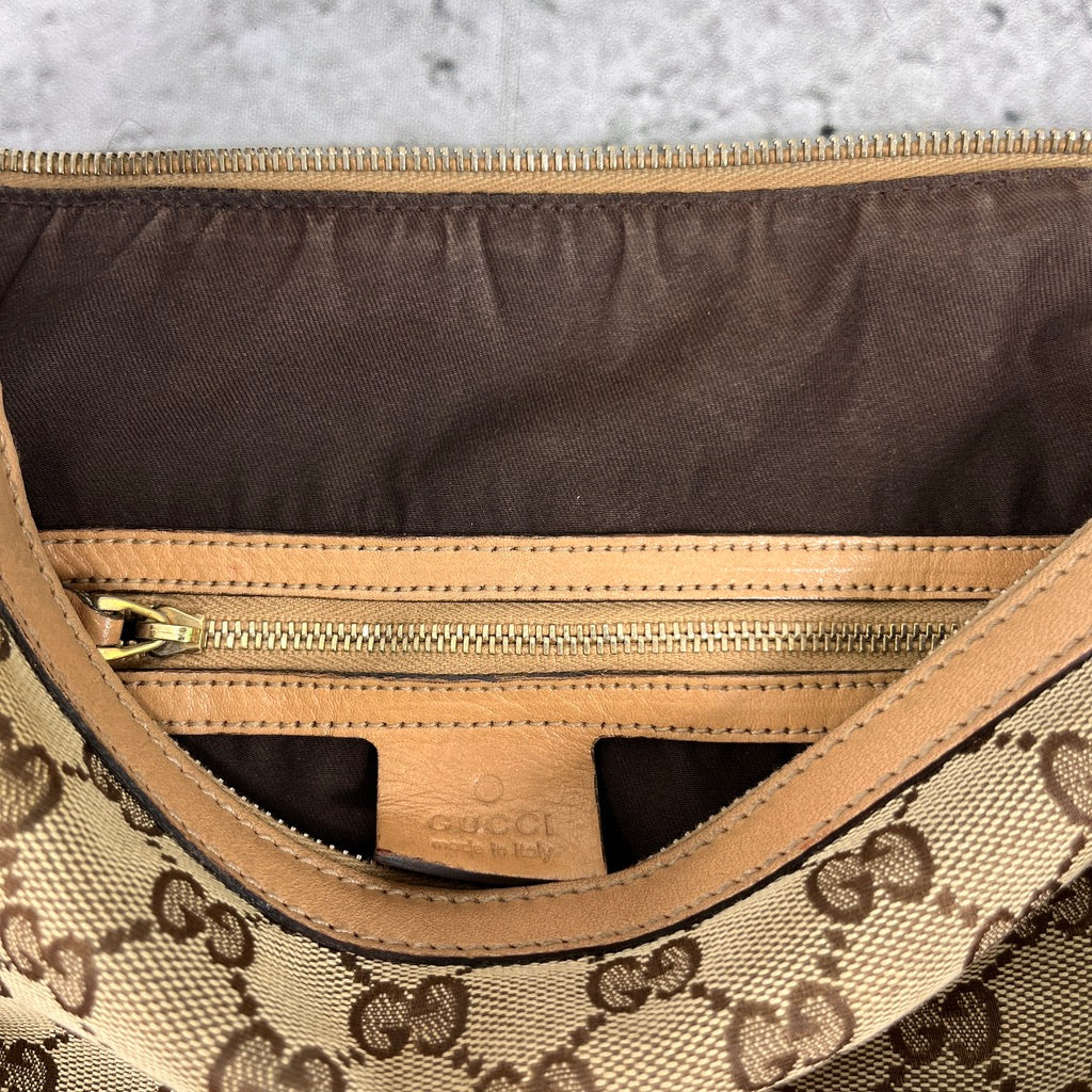 Gucci GG pattern Beige Bag