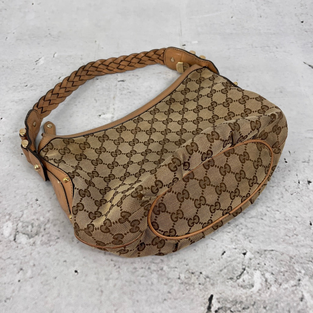 Gucci GG pattern Beige Bag