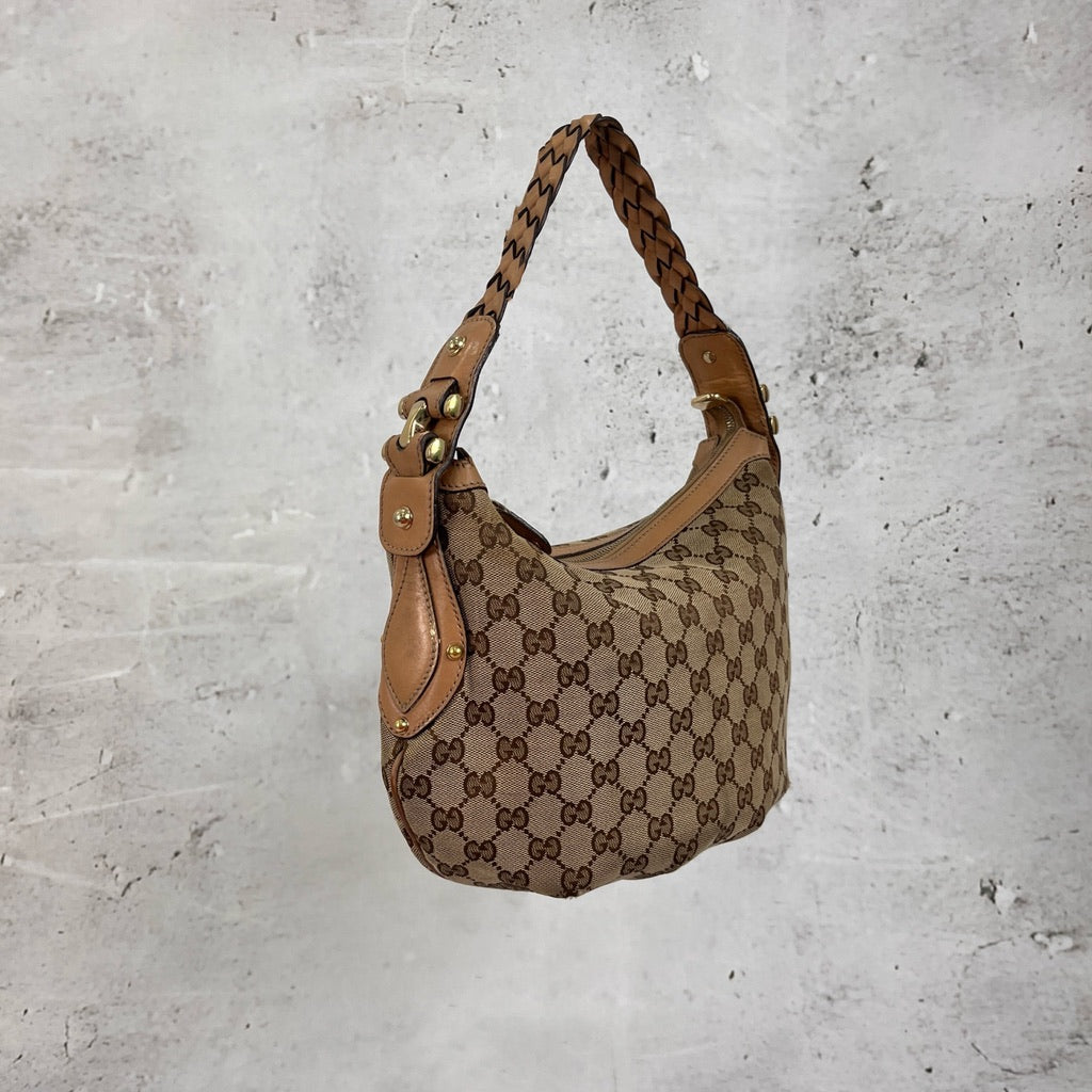 Gucci GG pattern Beige Bag