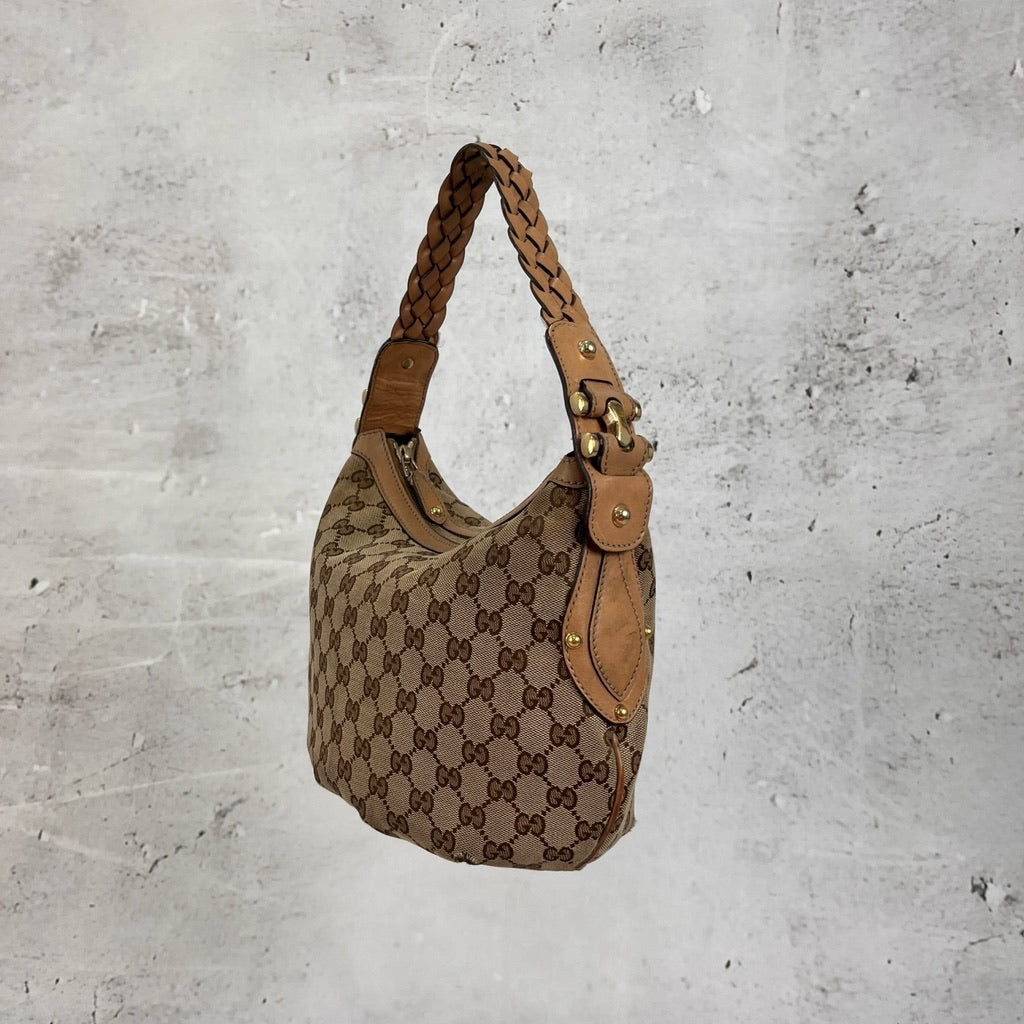 Gucci GG pattern Beige Bag