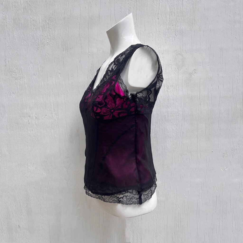 Dolce & Gabbana Silk & Lace Cami