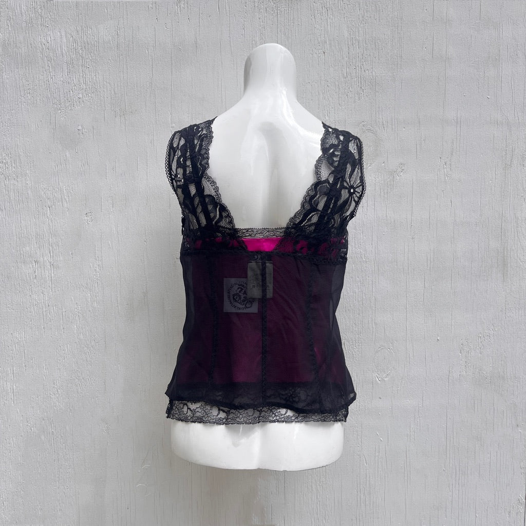 Dolce & Gabbana Silk & Lace Cami
