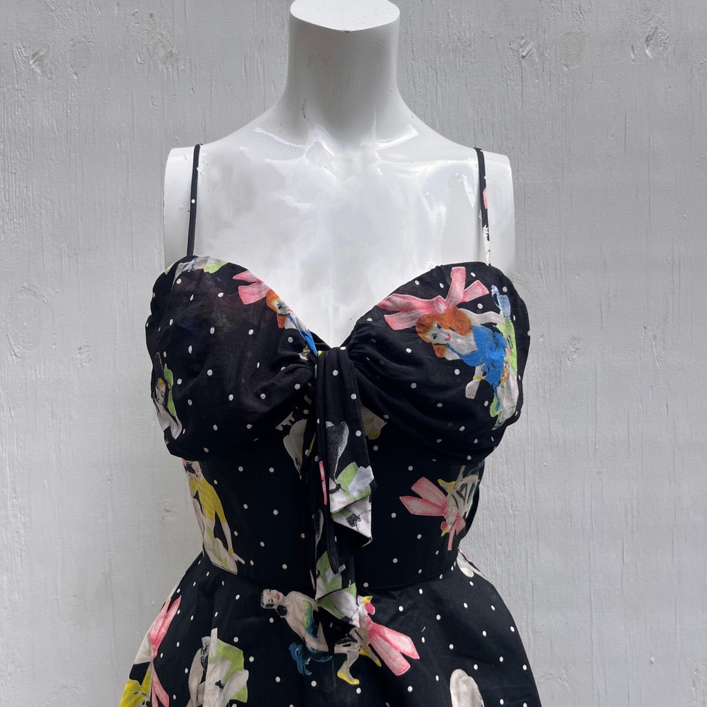 Blumarine Pin Up Girls Mini Dress