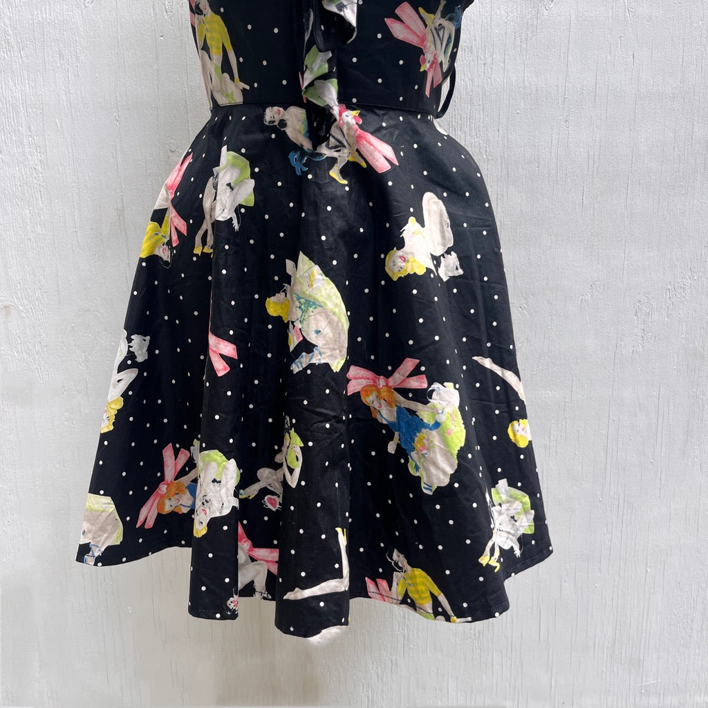 Blumarine Pin Up Girls Mini Dress