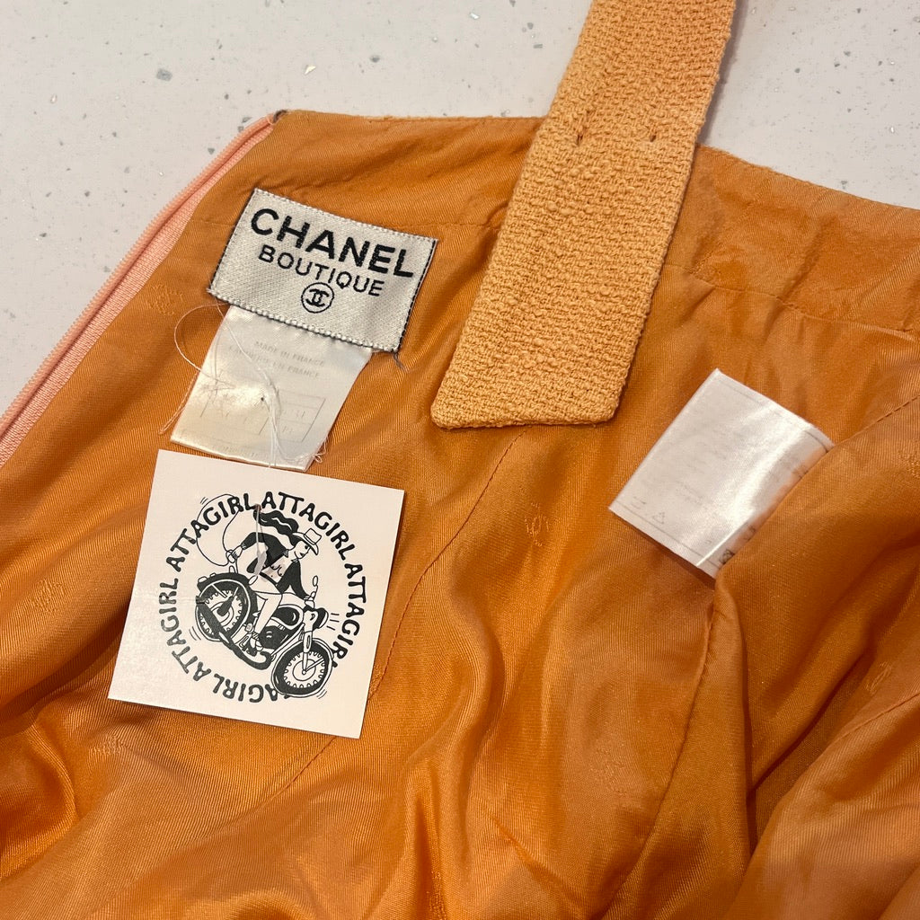 Chanel 90's Peach Dress