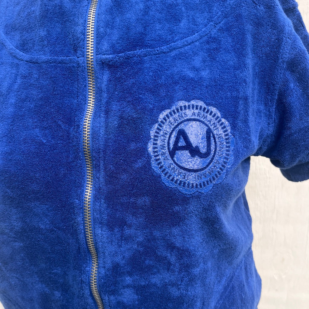 Armani Jeans Towelling Zip up Top
