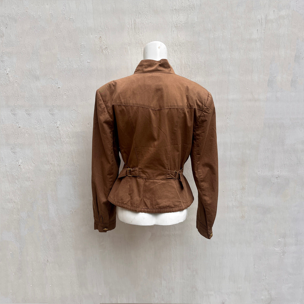 Casablanca Italy Brown Structured Blazer