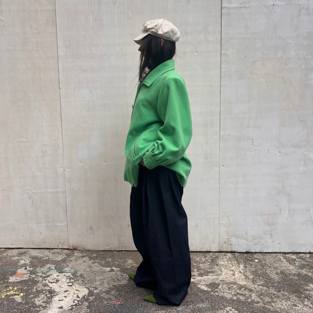 Yves Saint Laurent Green Coat