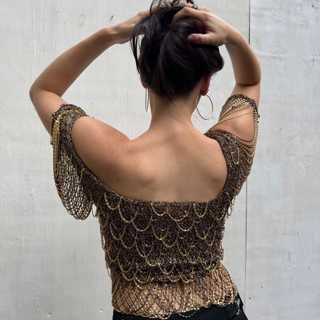 Gold Chain Top