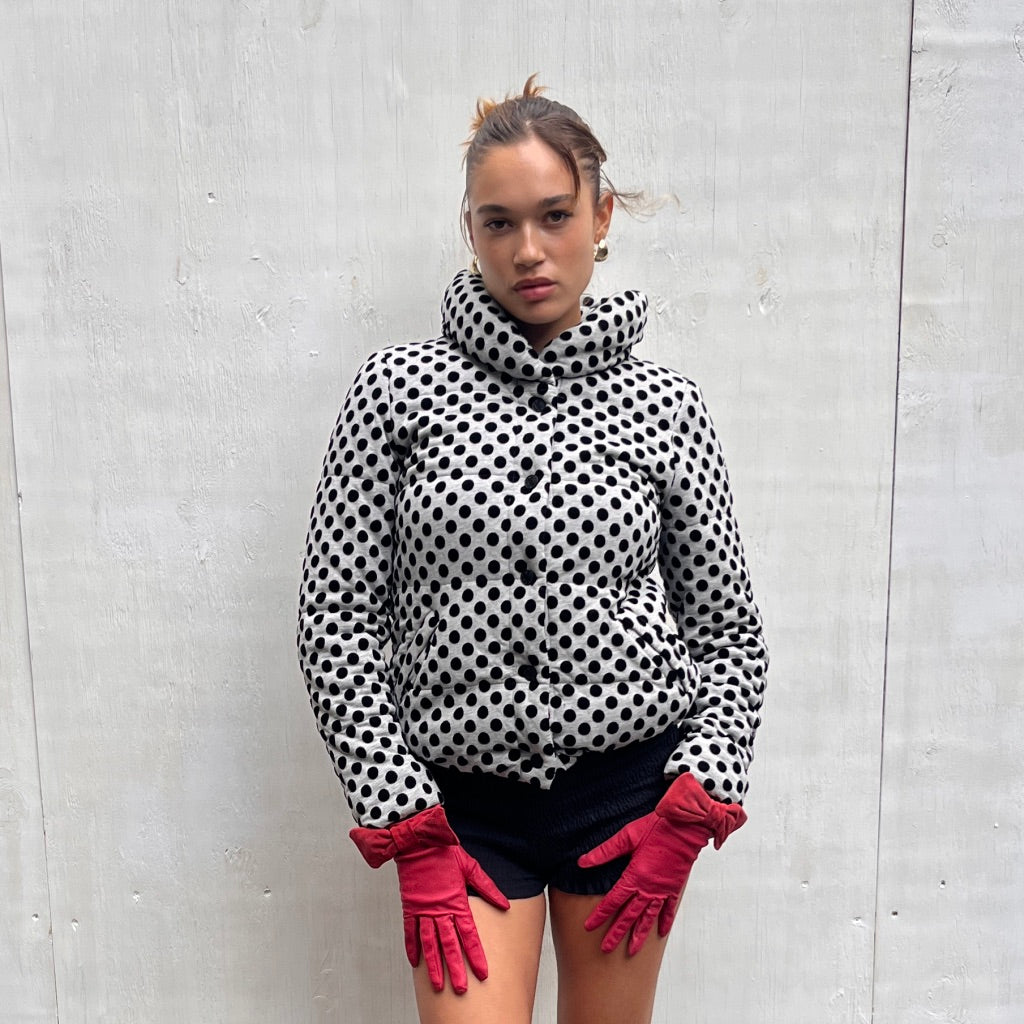 Armani Jeans Polka Puffer Jacket