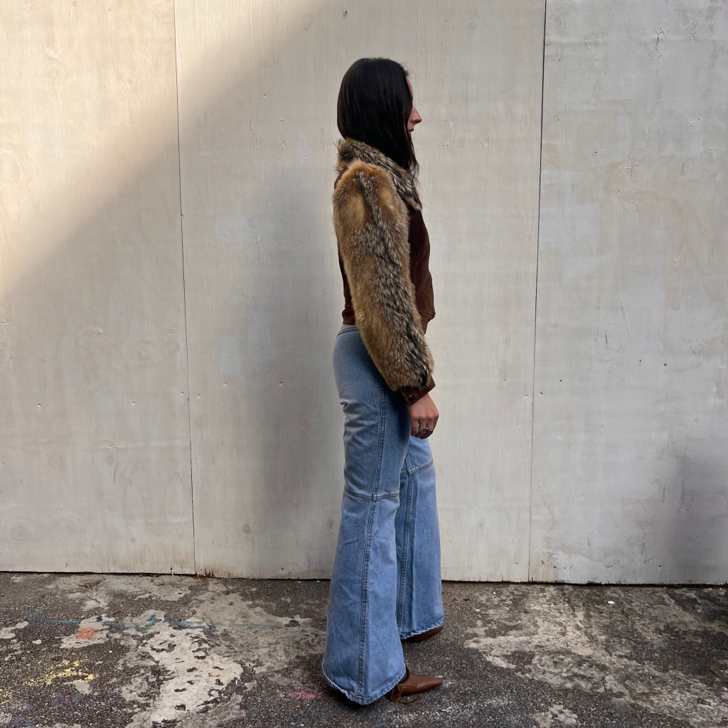 Vintage Blue Flared Jeans