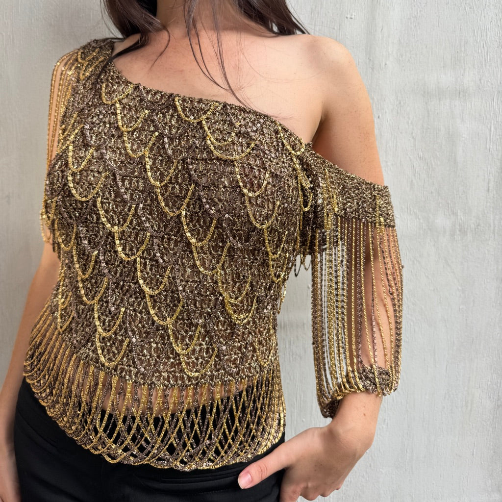 Gold Chain Top