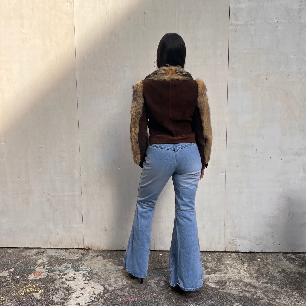 Vintage Blue Flared Jeans
