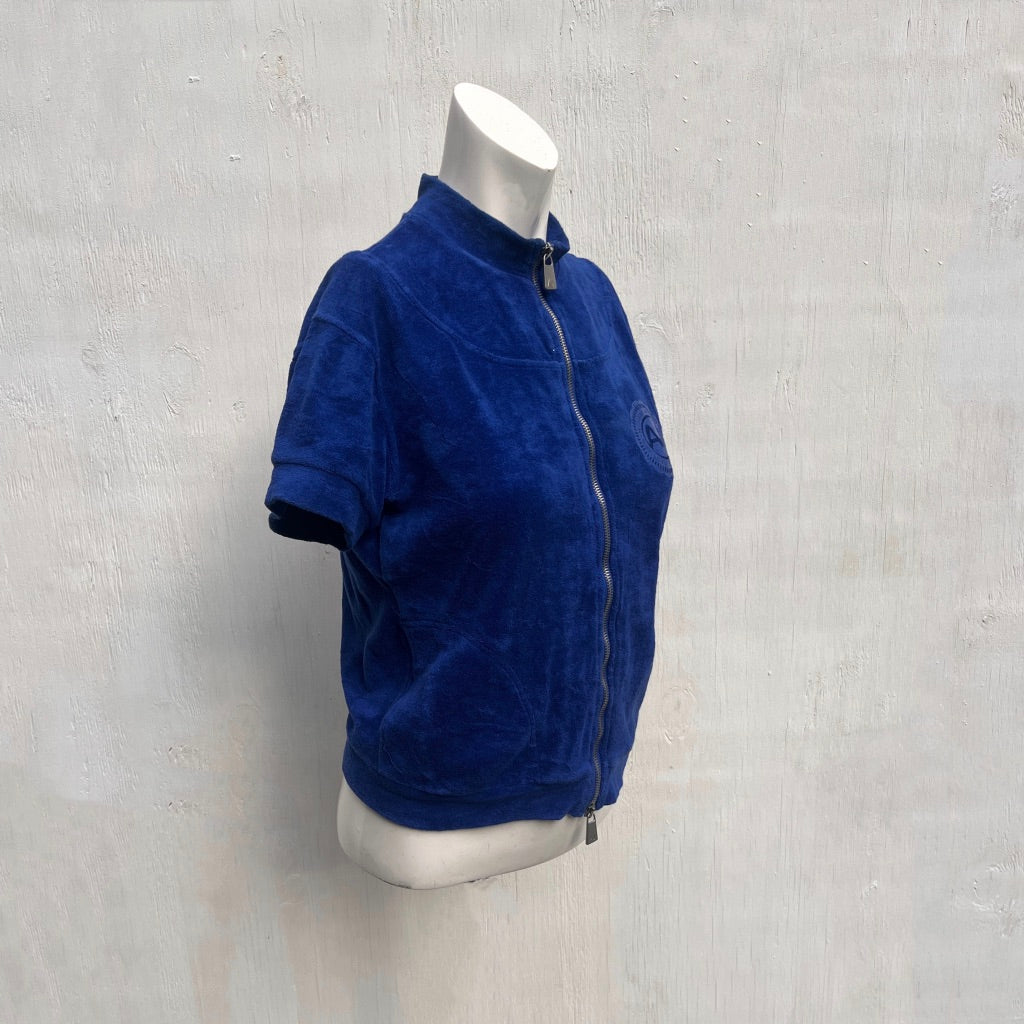Armani Jeans Towelling Zip up Top