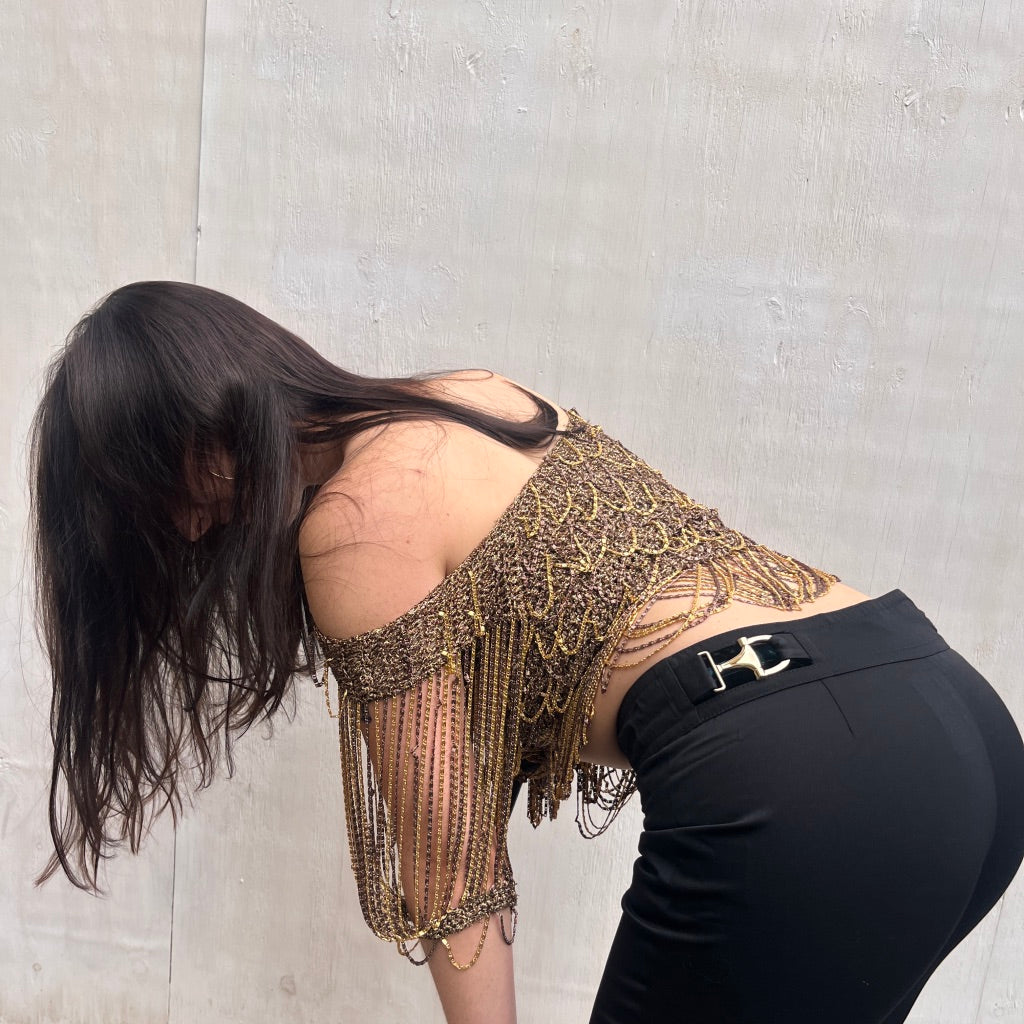 Gold Chain Top