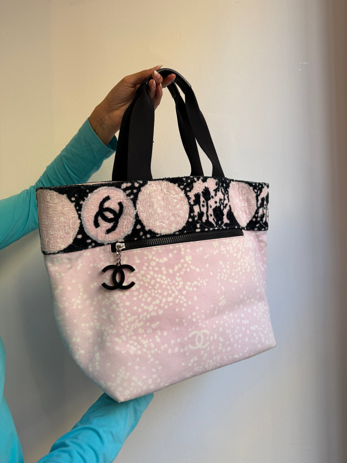 Chanel Pink Beach Tote