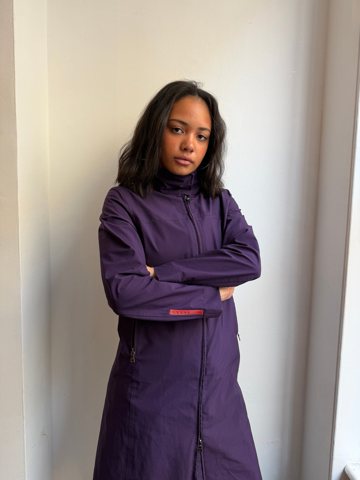 Prada Sport Purple Parka