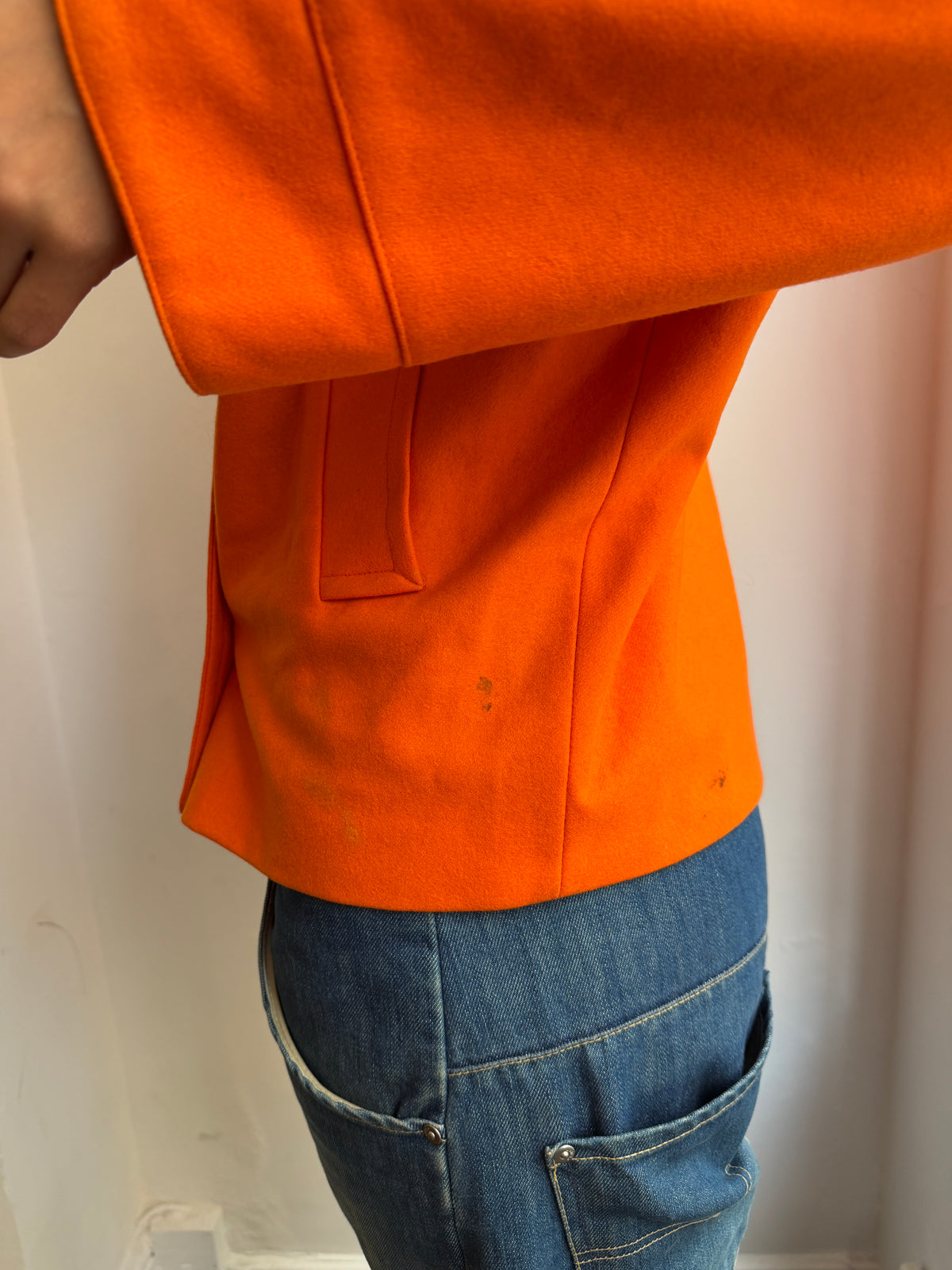 Weekend by MaxMara Orange Wool Jacket