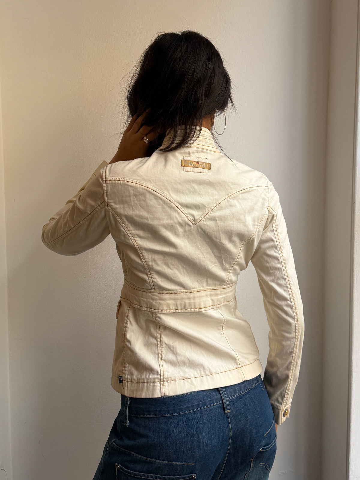 Jean Paul Gaultier Ecru Denim Jacket