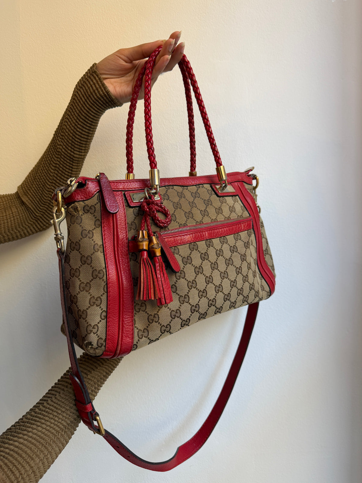 Gucci GG Bella 2 Way Satchel Bag