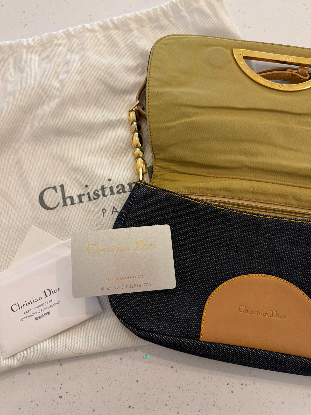 Christian Dior Malice SS 2000 Denim Bag
