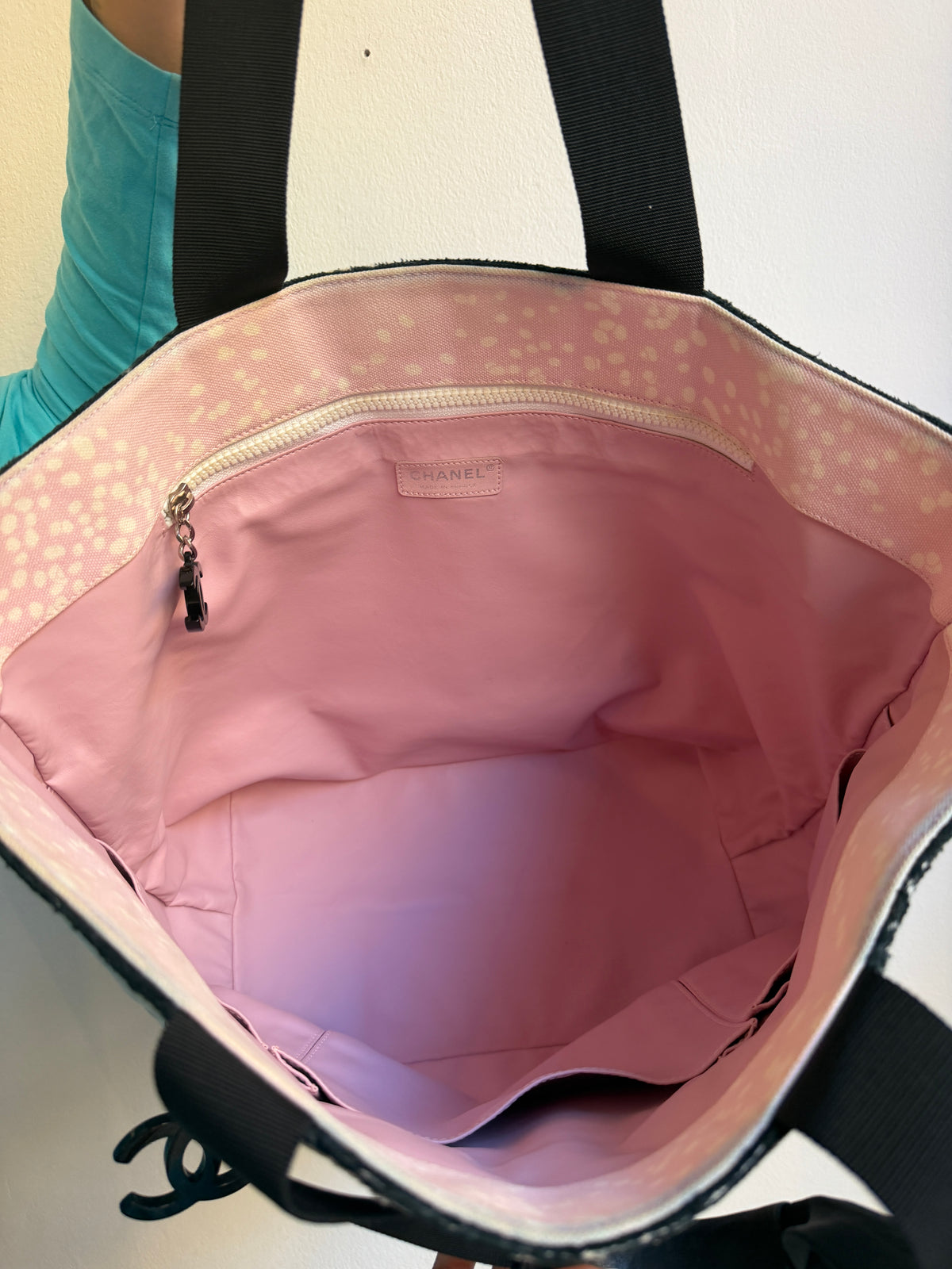 Chanel Pink Beach Tote