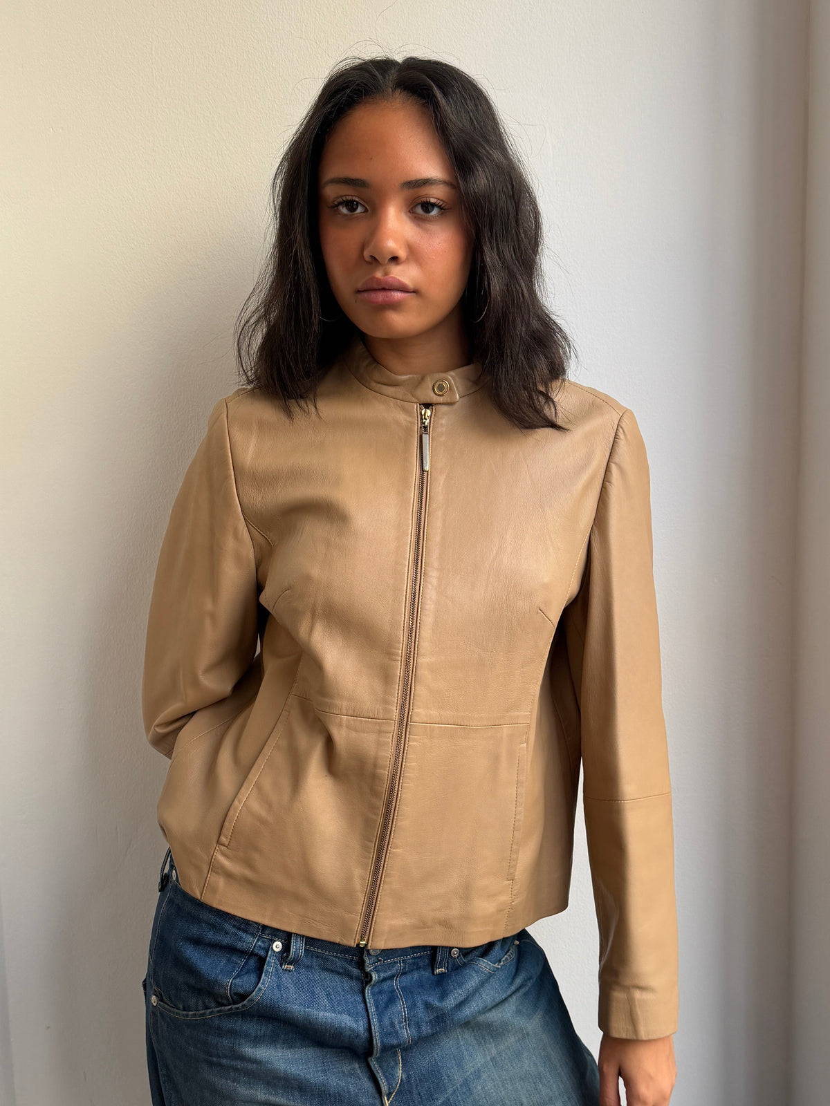 Tan Leather Jacket