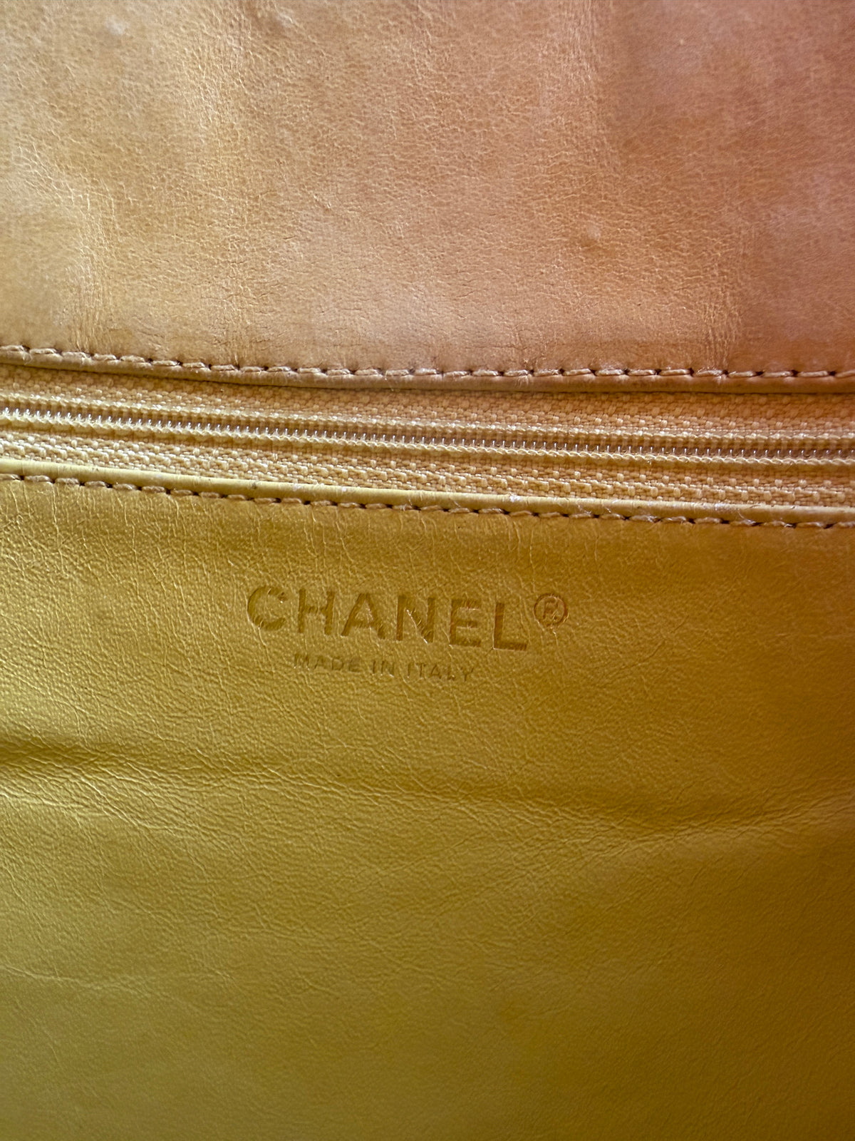 Chanel Yellow Chocolate Bar CC 02-03 Bag