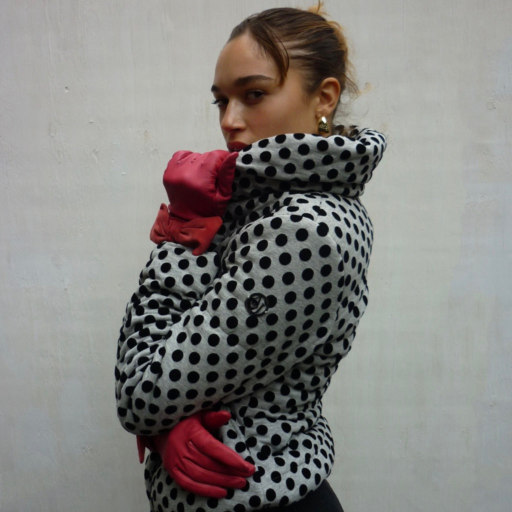 Armani Jeans Polka Puffer Jacket