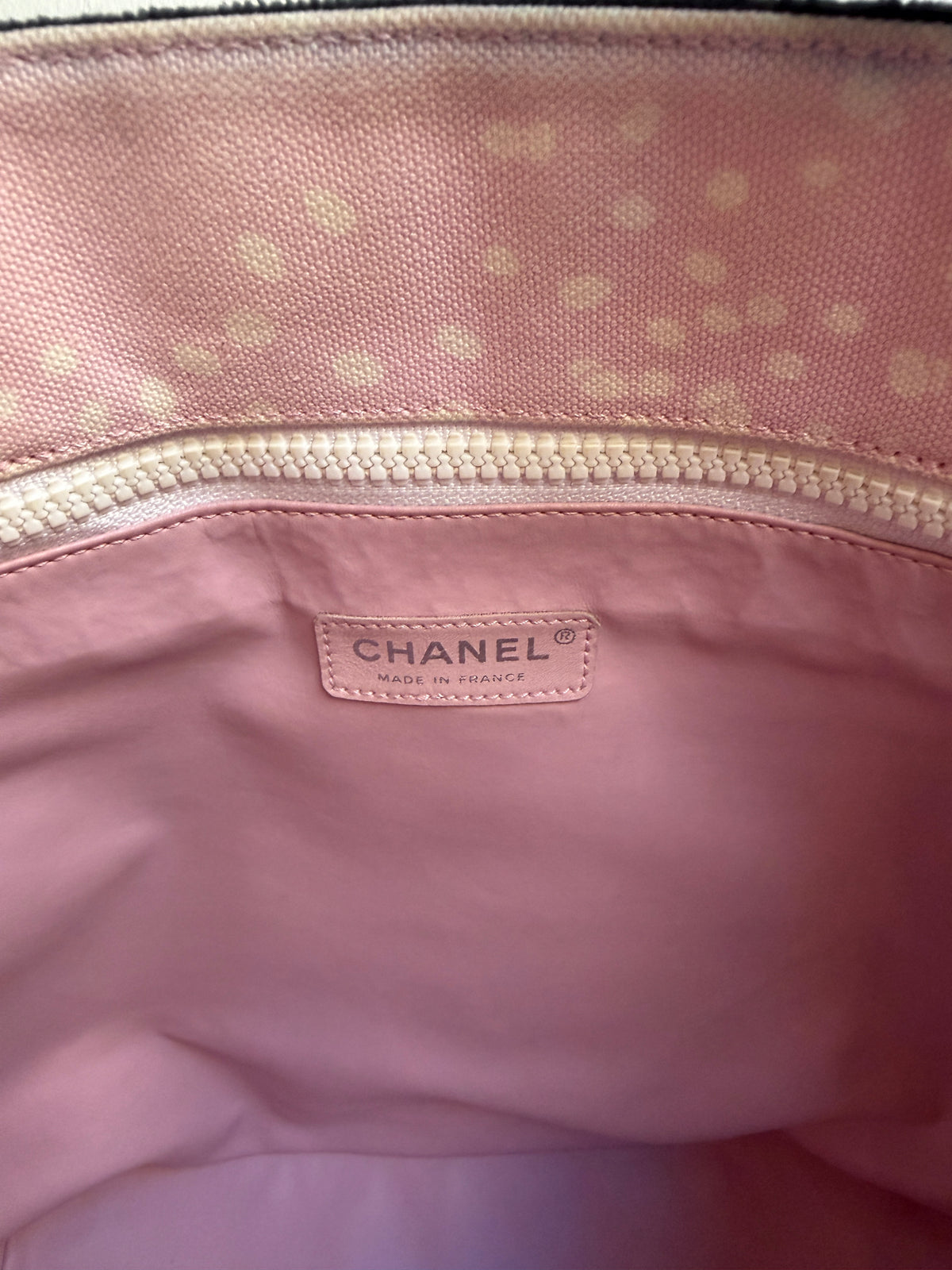 Chanel Pink Beach Tote