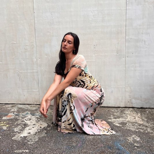 Roberto Cavalli 00's Tiger Print Top