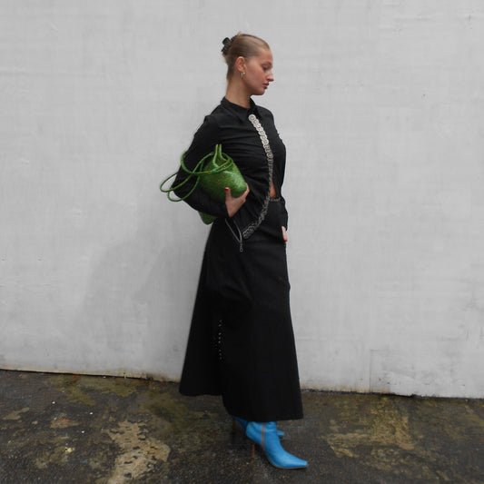 Le Jean de Marithe Francois Girbaud Maxi Skirt