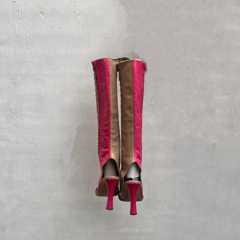 Manolo Blahnik Open Toe Heels