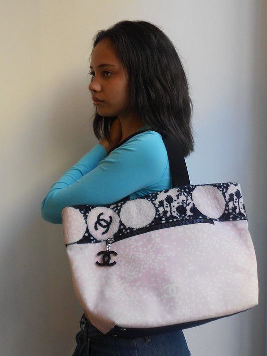 Chanel Pink Beach Tote
