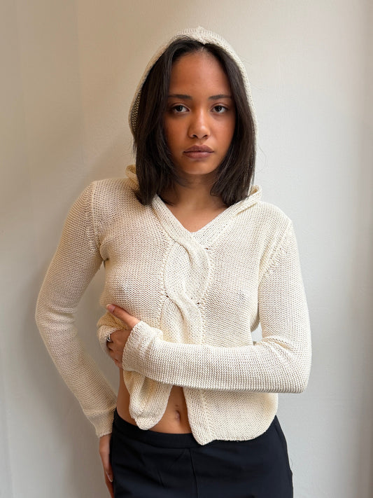 MaxMara Hooded Knit Jumper